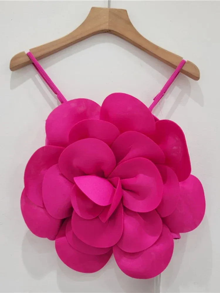 Top con Flores 3D