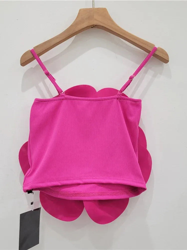 Top con Flores 3D