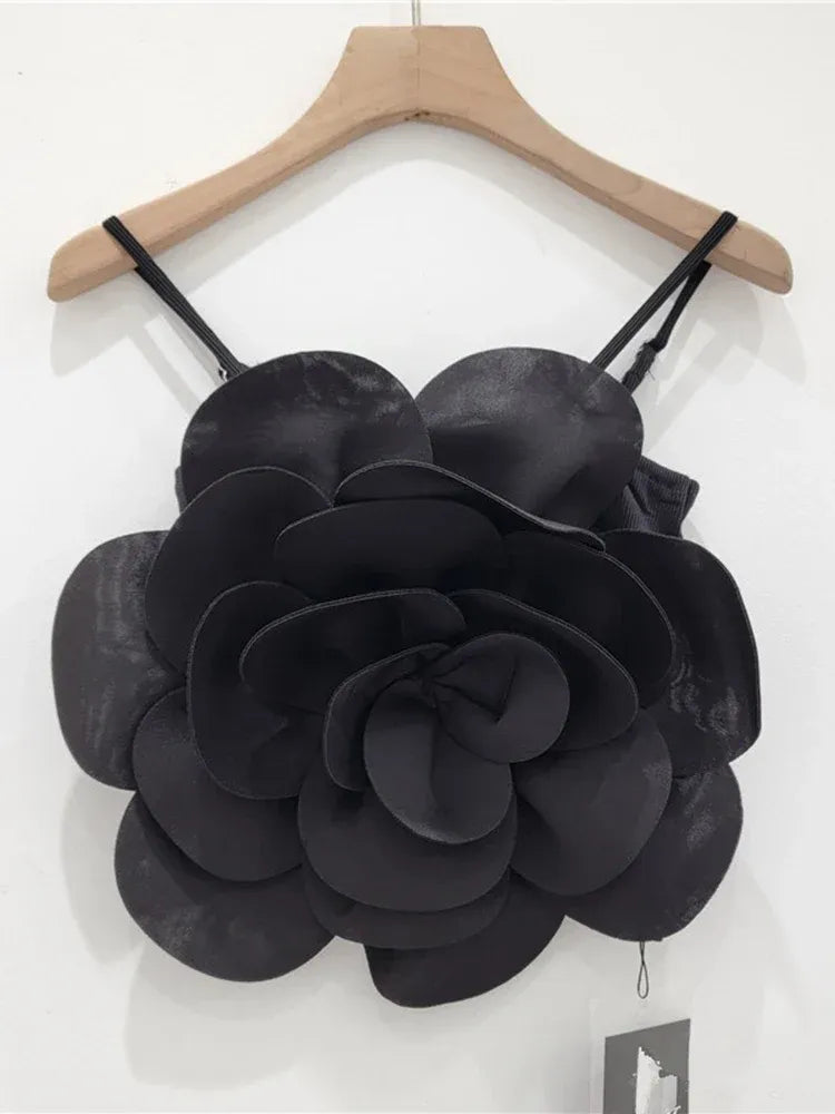 Top con Flores 3D