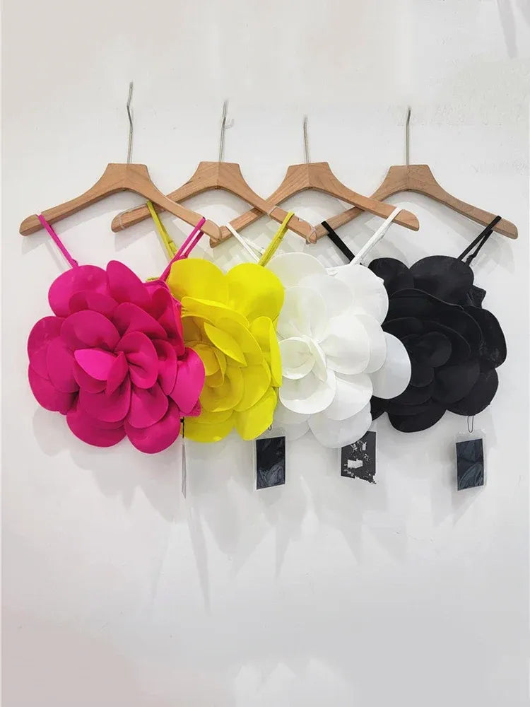 Top con Flores 3D